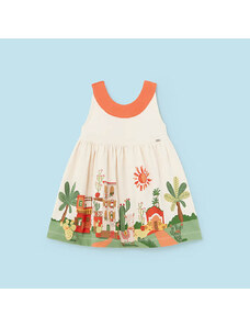 Бебешка лятна рокля Mayoral с цветен принт
