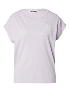 ARMEDANGELS Тениска 'ONELIA' лавандула / бяло