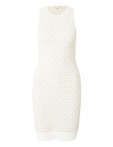 MICHAEL Michael Kors Плетена рокля кремаво / бяло