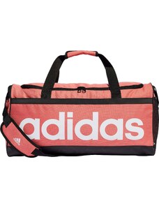 ADIDAS SPORTSWEAR Спортна чанта 'Linear Duffel M' пепел от рози / черно / бяло