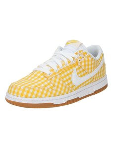 Nike Sportswear Ниски маратонки 'Dunk' жълто / бяло