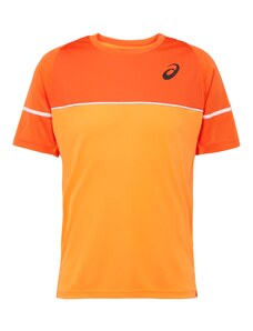 ASICS Функционална тениска 'GAME' оранжево / светлооранжево / черно / бяло