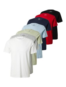 HOLLISTER Тениска нейви синьо / светлосиньо / сив меланж / пастелно зелено / червено / черно / бяло