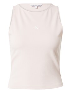 Calvin Klein Jeans Топ 'ARCHIVAL MILANO' бледорозово / бяло