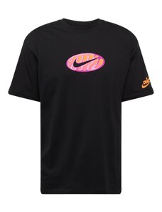 Nike Sportswear Тениска 'M90 AM DAY' оранжево / светлорозово / черно / мръсно бяло