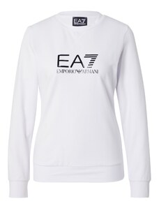 EA7 Emporio Armani Суичър черно / бяло