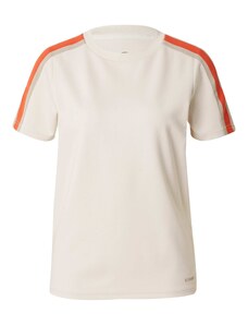BOGNER Тениска 'Kat' пастелно зелено / оранжево-червено / мръсно бяло