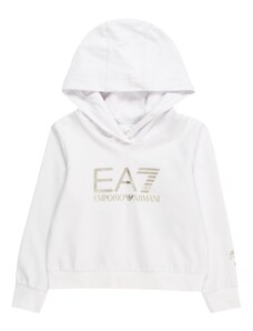 EA7 Emporio Armani Суичър злато / бяло