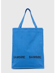 Samsoe Samsoe Чанта Samsoe Luca в синьо UNI214000