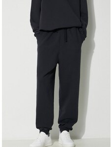 Памучен спортен панталон A-COLD-WALL* Essential Sweatpant в черно с изчистен дизайн ACWMB274