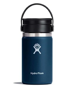 Термобутилка Hydro Flask 12 Oz Wide Flex Sip Lid Indigo в синьо W12BCX464