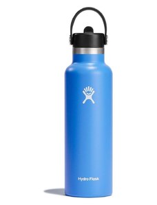 Термобутилка Hydro Flask 21 Oz Standard Flex Straw Cap Cascade в синьо S21FS482