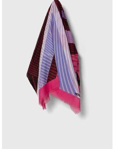 Тънък шал Missoni в лилаво с десен SL80MMD9454