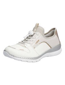 Rieker Спортни обувки Slip On бяло / мръсно бяло