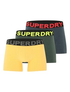 Superdry Боксерки жълто / тъмносиво / тъмнозелено