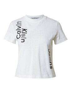 Calvin Klein Jeans Тениска черно / бяло