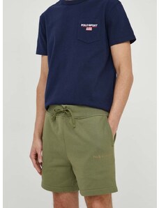 Къс панталон Polo Ralph Lauren в зелено 710934741