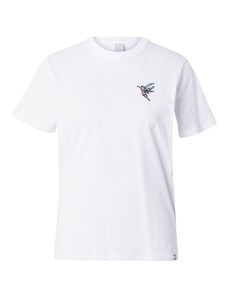 Iriedaily Тениска 'Hazebell' светлозелено / бледорозово / черно / бяло