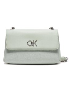 Дамска чанта Calvin Klein Re-Lock K60K611755 Milky Green Jacquard Mono LIA