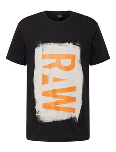 G-Star RAW Тениска бежово / оранжево / черно