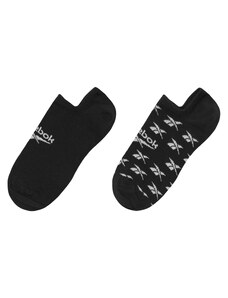 Комплект 3 чифта къси чорапи унисекс Reebok CL FO Invisible Sock GG6679 Черен