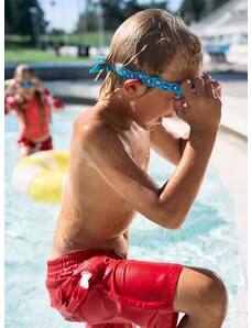 Детски плувни шорти Reima Papaija akva в червено