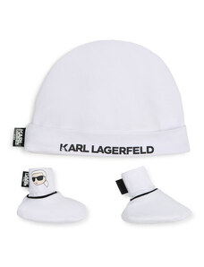 Комплект шапка и чорапи Karl Lagerfeld Kids