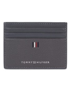 Калъф за кредитни карти Tommy Hilfiger Th Central Cc Holder AM0AM11858 Dark Grey PSM