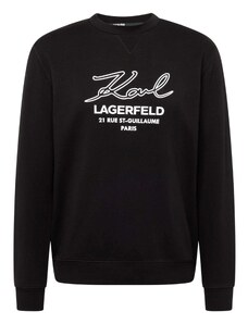Karl Lagerfeld Суичър черно / бяло