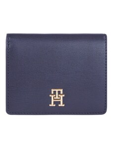 Малък дамски портфейл Tommy Hilfiger Th Spring Chic Med Bifold Wallet AW0AW16011 Space Blue DW6