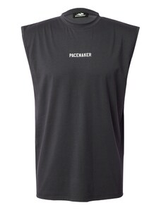 Pacemaker Функционална тениска антрацитно черно / бяло