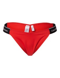 Calvin Klein Swimwear Долнище на бански тип бикини 'META LEGACY' червено / черно / бяло