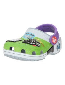 Crocs Отворени обувки 'Toy Story Buzz Classic' пастелно синьо / тревнозелено / лилав / черно