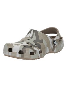 Crocs Отворени обувки светлокафяво / каки / пастелно зелено / бяло