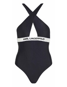 KARL LAGERFELD Бански Logo Swimsuit W/ Elastic 240W2220 999 black