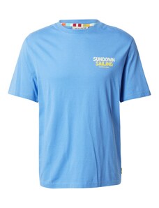 SCOTCH & SODA Тениска опушено синьо / светложълто / бяло