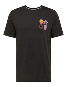 Volcom Тениска 'FLOWER BUDZ' светлосиньо / жълто / антрацитно черно / питая