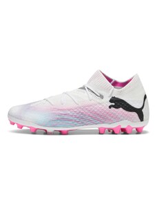 PUMA Футболни обувки 'FUTURE 7 ULTIMATE' светлосиньо / розово / черно / бяло