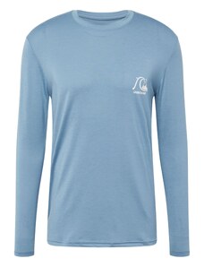QUIKSILVER Функционална тениска опушено синьо / бяло