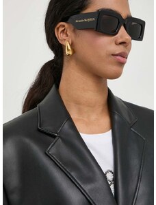 Слънчеви очила Alexander McQueen в черно AM0433S