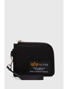 Портмоне Alpha Industries Label Wallet в черно 108957