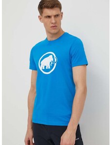 Спортна тениска Mammut Core в синьо с принт