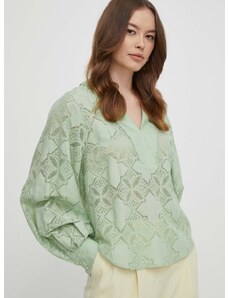 Блуза Mos Mosh в зелено с изчистен дизайн