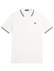 Fred Perry M3600-Q124 t60 snow white/burnt red/navy