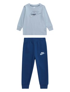 Nike Sportswear Облекло за бягане светлосиньо / тъмносиньо / бяло