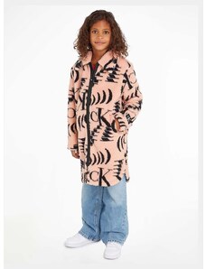 Детско палто Calvin Klein Jeans в розово
