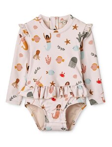 Цял бебешки бански Liewood Sille Baby Printed Swimsuit
