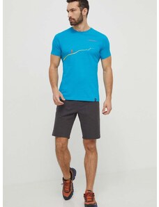 Тениска LA Sportiva Trail в синьо с принт F27614614