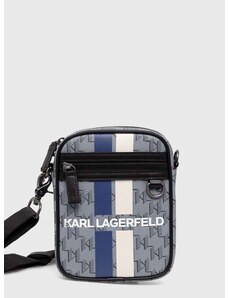 Чанта през рамо Karl Lagerfeld в сиво