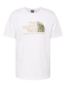 THE NORTH FACE Тениска 'RUST 2' зелено / маслина / бяло